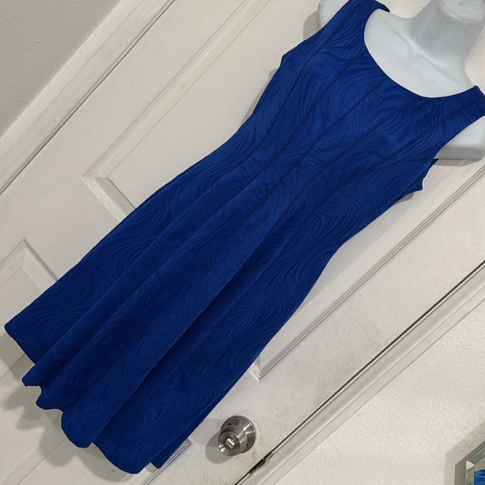 Vintage Blue Color Sleeveless Dress Size XS